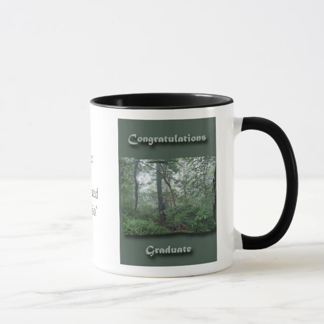 Misty Woods Congratulations Graduate Mug (Right)