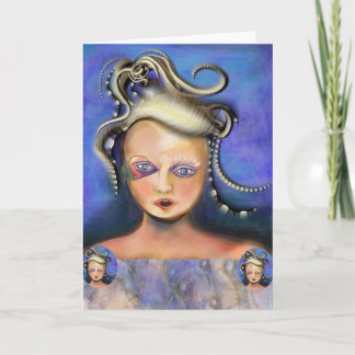 Misunderstood Medusa card by Anjo Lafin