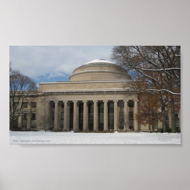 MIT Great Dome (Winter) Poster (Front)