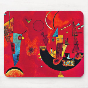 Mit und Gegen, popular art by Wassily Kandinsky Mo Mouse Pad