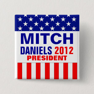 Mitch Daniels 2012 15 Cm Square Badge