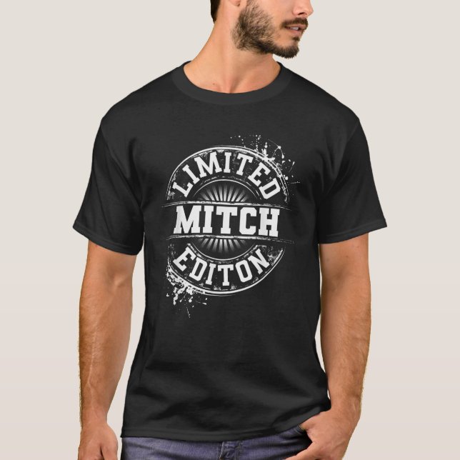 MITCH Limited Edition Funny Personalised Name Joke T-Shirt (Front)