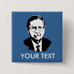 Mitch Mcconnell 15 Cm Square Badge