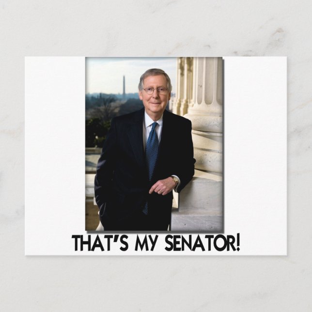 Mitch McConnell, That's My Senator! Postcard (Front)