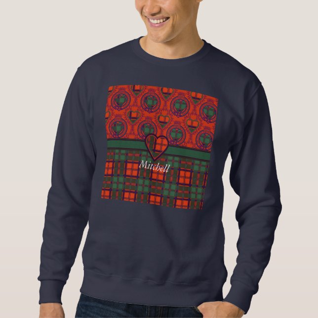 Mitchell clan Plaid Scottish kilt tartan Sweatshirt (Front)