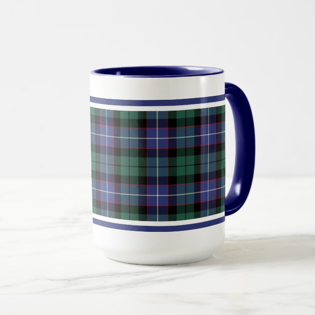 Mitchell Clan Tartan Mug (Front Right)
