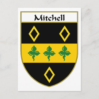 Mitchell Coat of Arms/Family Crest Postcard
