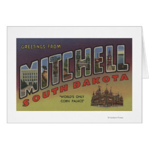 Mitchell, South Dakota - Large Letter Scenes