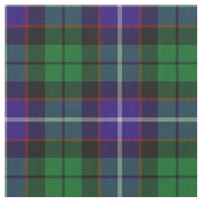 Mitchell Tartan Print Fabric (Close Up)
