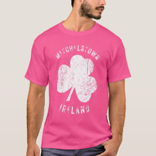 Mitchelstown Cork Ireland Vintage Shamrock Distres T-Shirt