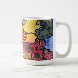 "Mites and Tites" Abstract Design Mug