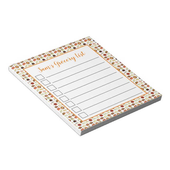 Mithai Indian Sweets Confectionery Desserts India Notepad (Angled)