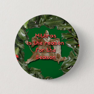 Mithras: 6 Cm Round Badge