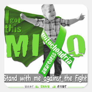 Mito Awareness Stand With Me Square Sticker