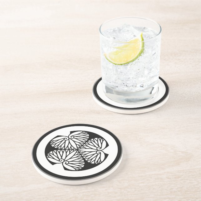 Mito hollyhock(19) coaster (Side)