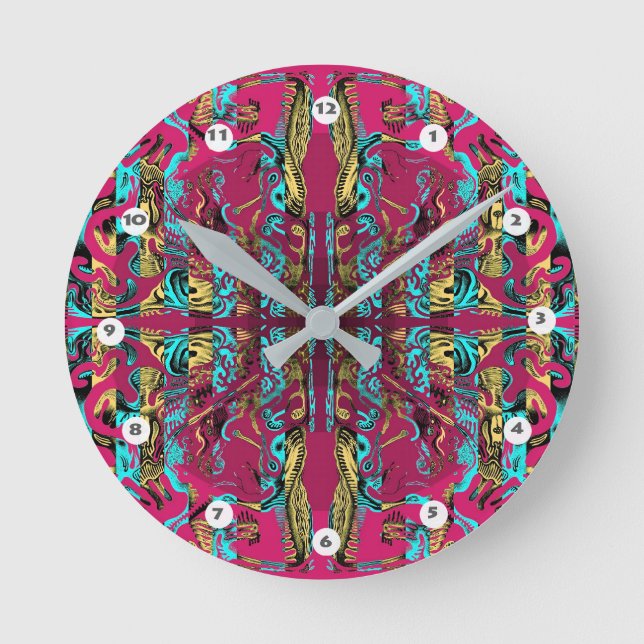 Mitochondri-Pop II Round Clock (Front)