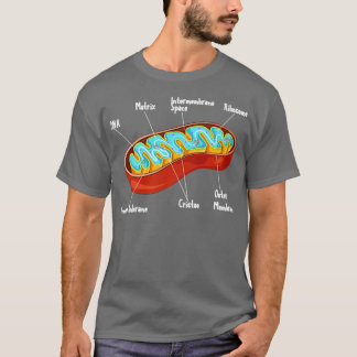 Mitochondria Cell Biology Biologist Science  T-Shirt