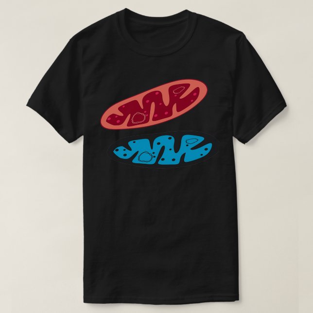mitochondria digital illustration T-Shirt (Design Front)