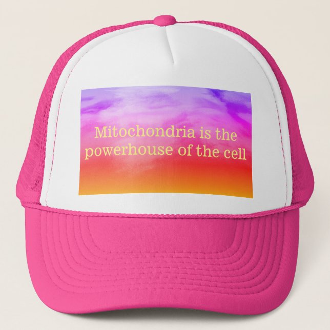 Mitochondria is the powerhouse of the cell hat (Front)