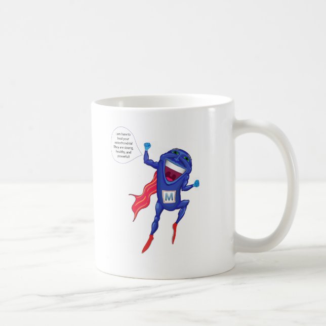 Mitochondria Man Coffee Mug (Right)