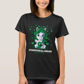 Mitochondrial Disease Awareness Month Green Ribbon T-Shirt
