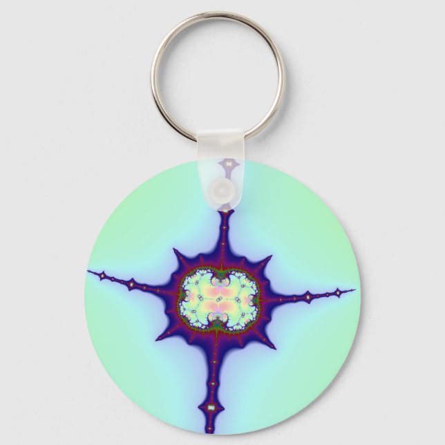 Mitosis Fractal Key Ring (Front)