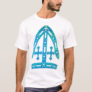 Mitre in blue and green T-Shirt