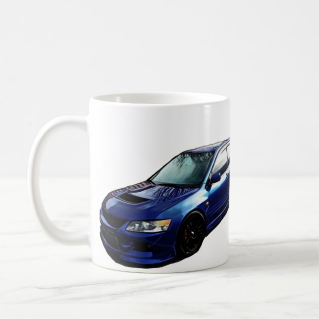 Mitsubishi Evolution Coffee Mug (Left)