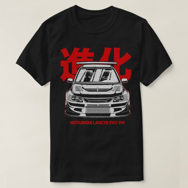MITSUBISHI LANCER EVO T-Shirt (Design Front)