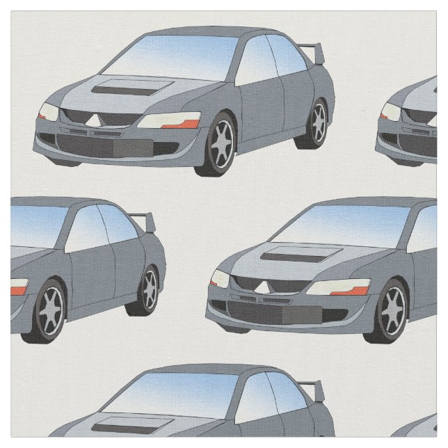 Mitsubishi Lancer Evolution Fabric (Close Up)