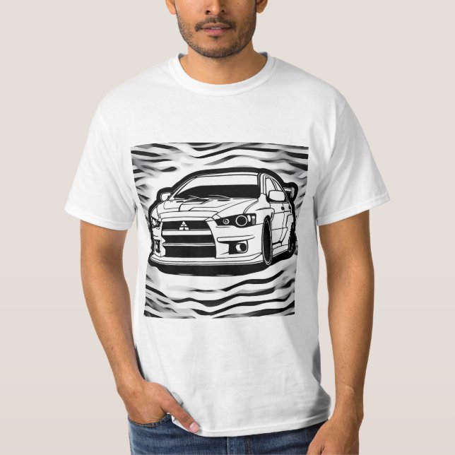 mitsubishi lancer evolution T-Shirt (Front)