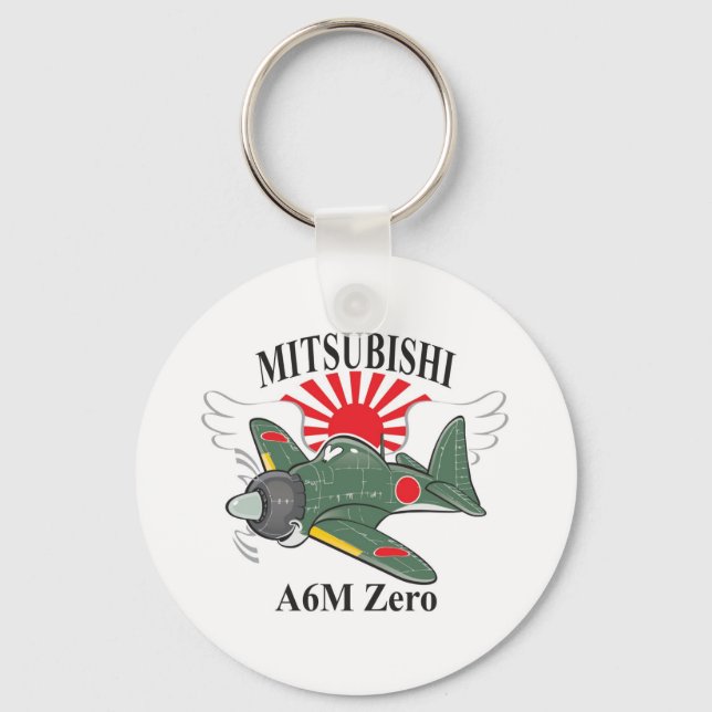 mitsubishi zero key ring (Front)