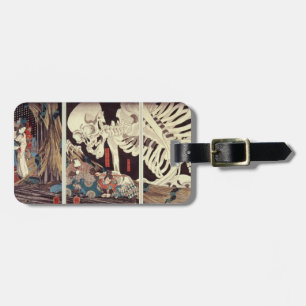 Mitsukini Defying the Skeleton Spectre, c.1845 Luggage Tag