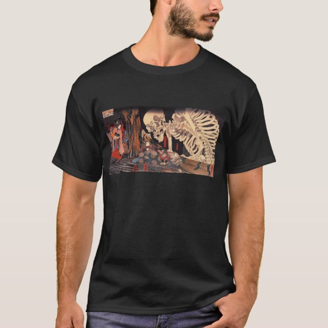 Mitsukuni Defying the Skeleton Spectre T-Shirt (Front)