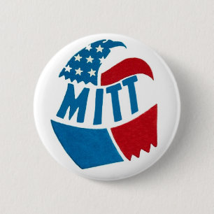 Mitt Romney 2012 6 Cm Round Badge