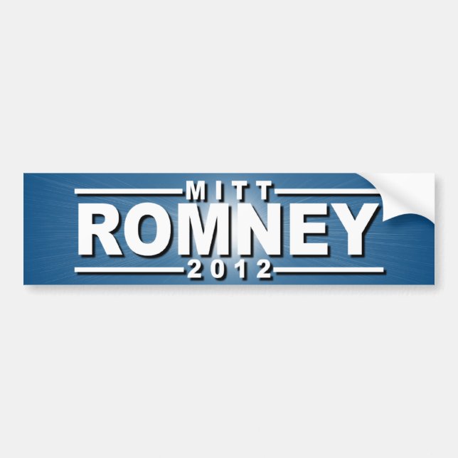 Mitt Romney 2012 Bumper Sticker (Front)