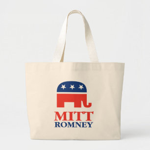 Mitt Romney 2012 Large Tote Bag