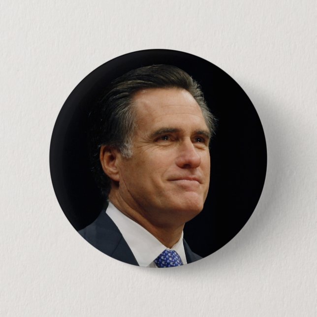 Mitt Romney 6 Cm Round Badge (Front)