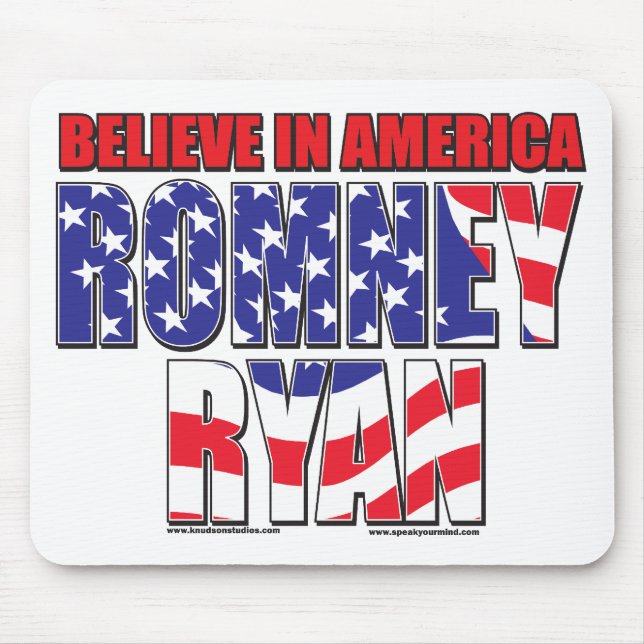 Mitt Romney and Paul Ryan Mouse Pad (Front)