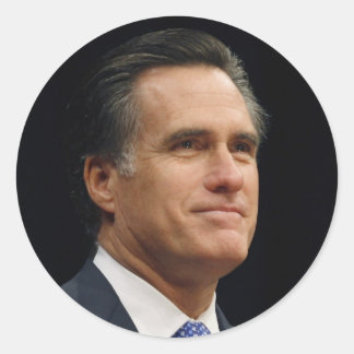 Mitt Romney Classic Round Sticker