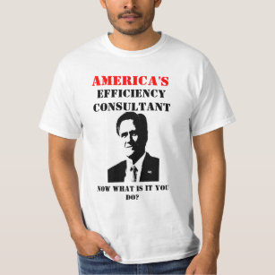 Mitt Romney Efficiency Consultant T-Shirt