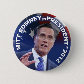 Mitt Romney for President 2012 6 Cm Round Badge
