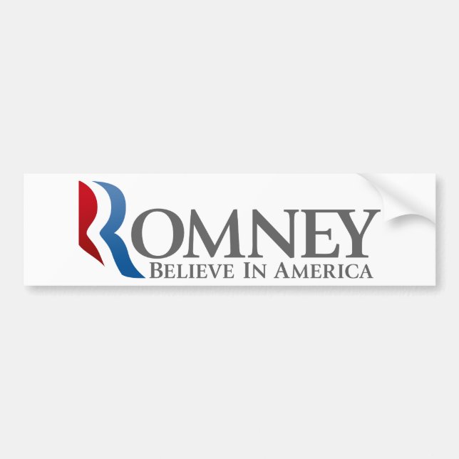 Mitt Romney for President 2012 Bumper Sticker (Front)