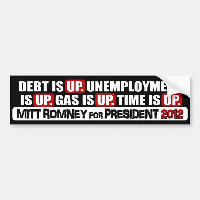 Mitt Romney for President - 2012 Bumper Sticker (Front)