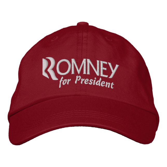 Mitt Romney for President 2012 Embroidered Hat (Front)