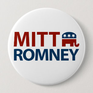 Mitt Romney GOP 10 Cm Round Badge