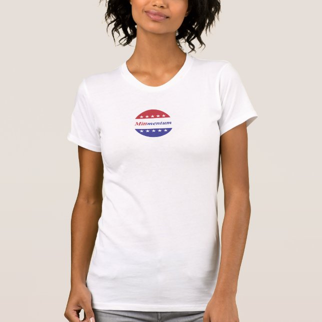 Mitt Romney "mittmentum" T-Shirt (Front)