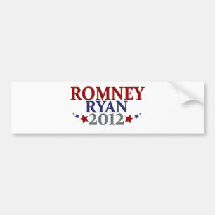 Mitt Romney Paul Ryan 2012 Bumper Sticker