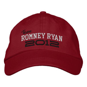 Mitt Romney Paul Ryan 2012 Embroidered Hat