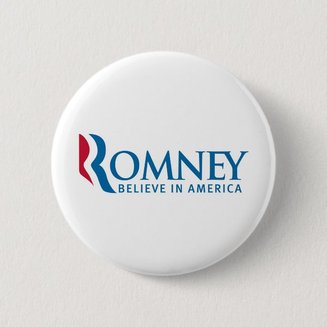Mitt Romney Presidential Campaign Election Product 6 Cm Round Badge (Front)